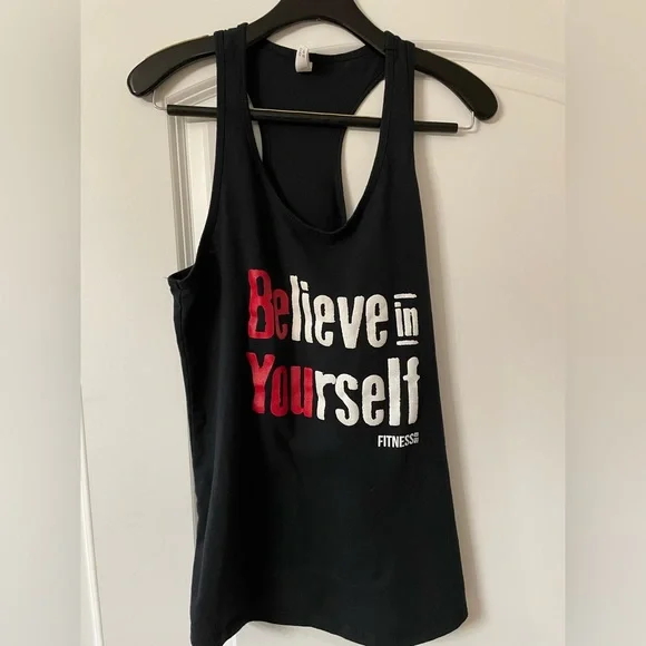 Ladies XXL Fitness tank top with inspirational saying. 🥈🥇🥉🏅 - Picture 3 of 5